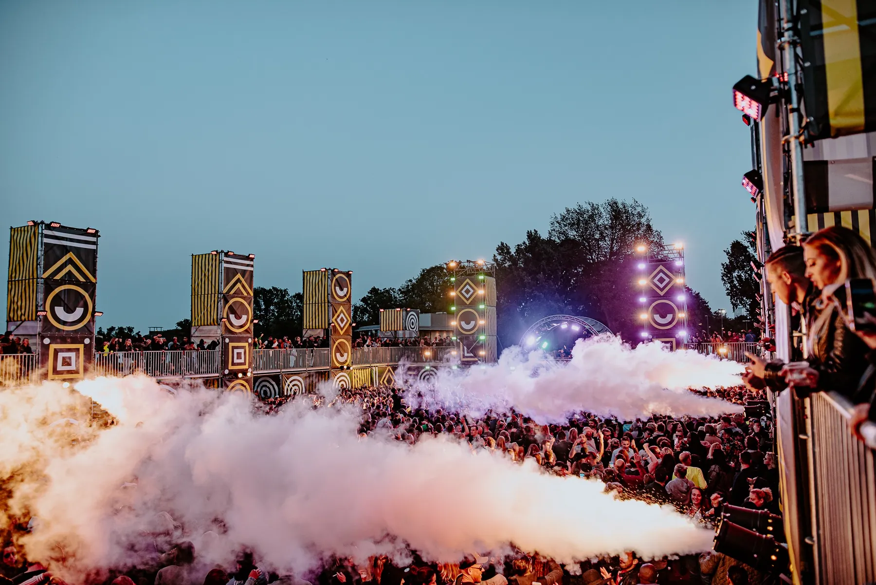On-location contentcaptatie tijdens een festival